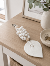 White Shell Coastal Keyring/Bag Charm