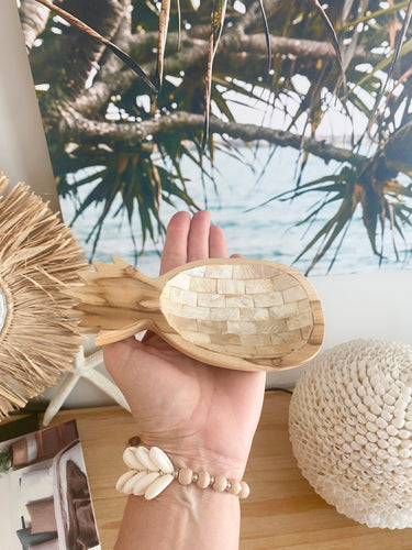Coastal Pineapple Trinket Bowl