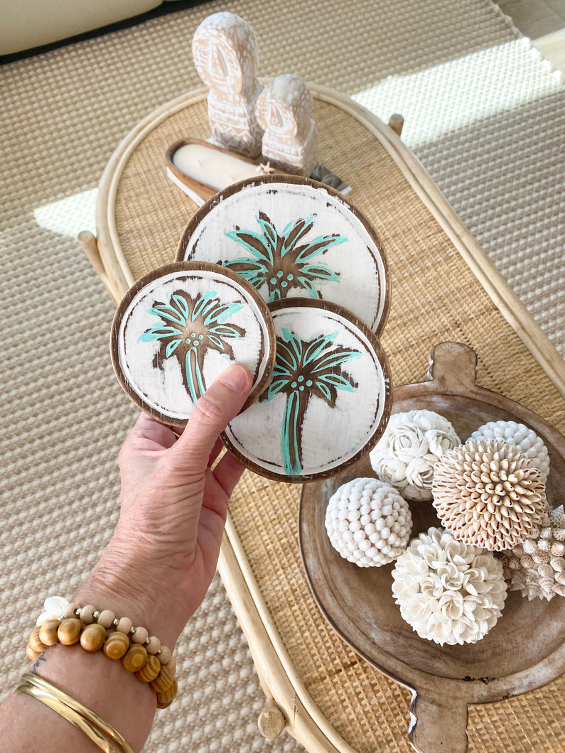 Palm Tree Coaster Set