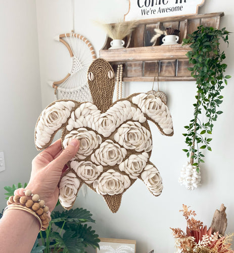 Shell Turtle Wall Hanging