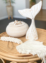 Shell Wicker Basket