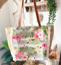 Shopping Tote - Flamingos