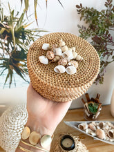 Shell Wicker Basket - Natural
