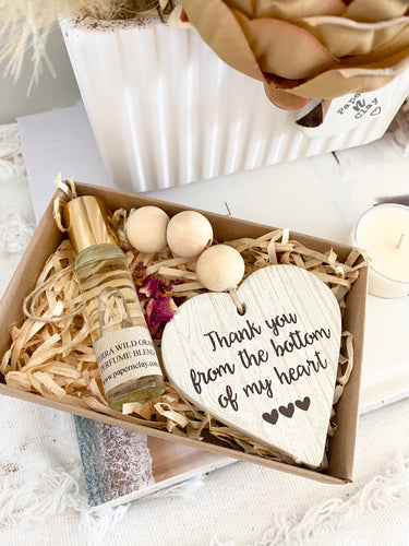 Gift Box - Thank You + essential oil blend