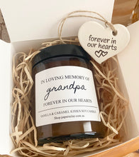Memorial Candle Set - Personalised Plus Clay Tag Plus wrapping