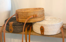 Round Rattan Handbag