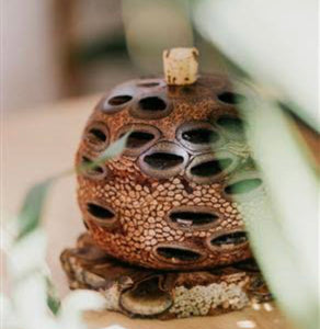 Banksia Aroma Pod and Banksia Coaster.