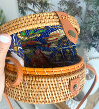 Round Rattan Handbag