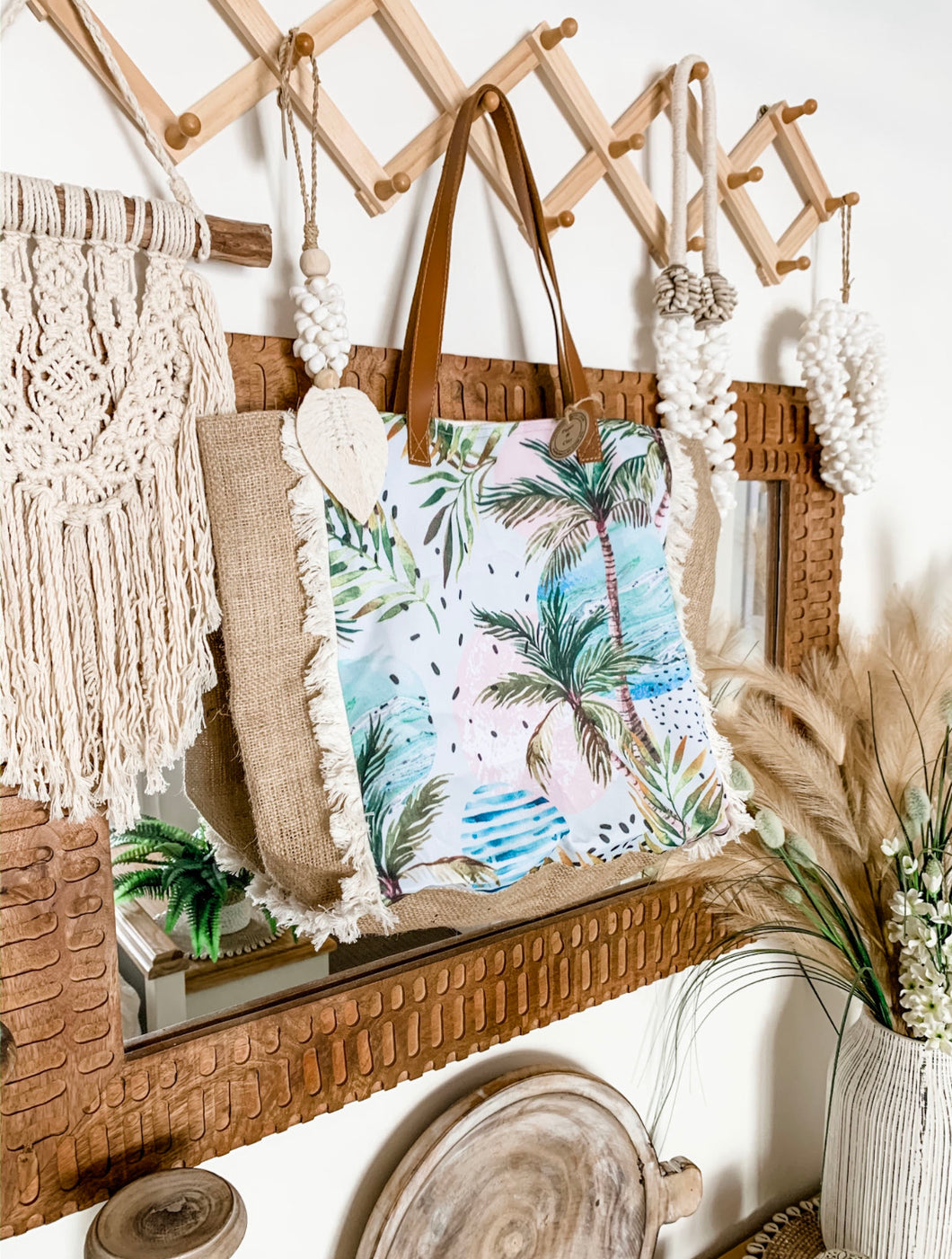 Shopping Tote - Palm Trees