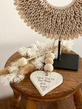 Clay Ornament - Love you to the moon & back