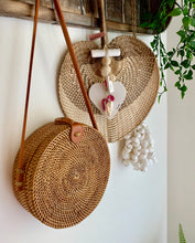 Round Rattan Handbag