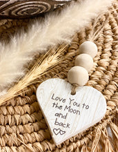 Clay Ornament - Love you to the moon & back